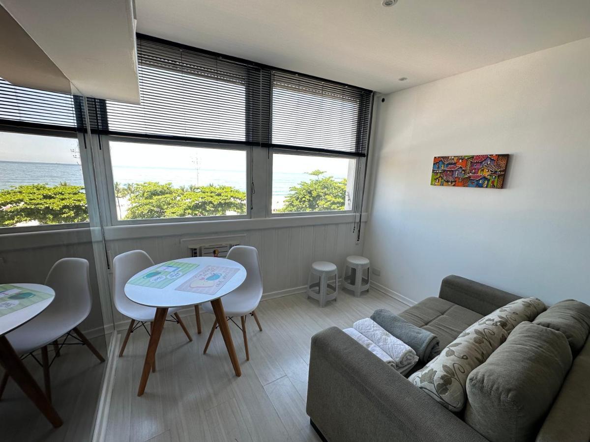 Rio Flat 2 Copacabana Beach Rio de Janeiro Bagian luar foto